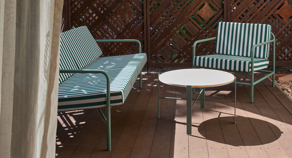Image of the private courtyard adjoining the Courtyard Studio